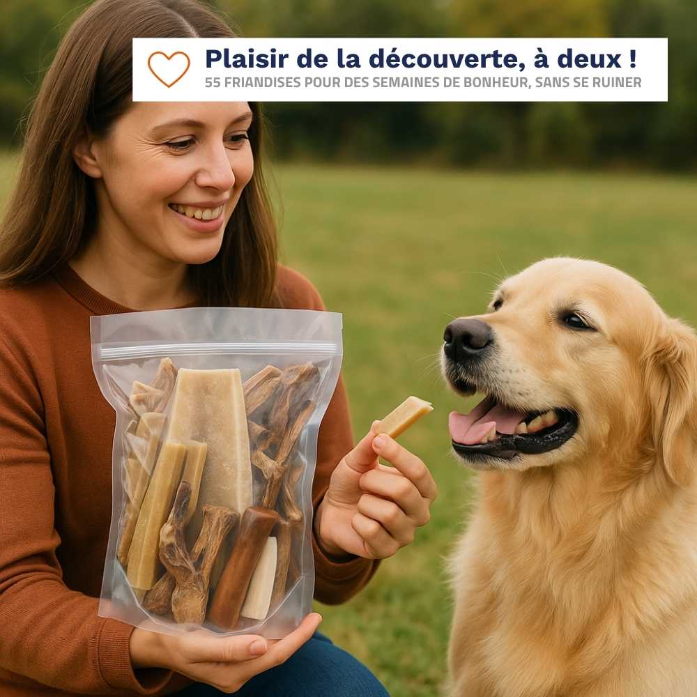 🐶 Pack XXL - 55 Friandises