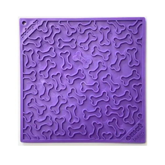 Tapis de léchage petits os | Violet - SodaPup